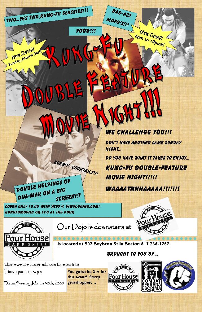 Kung Fu Double Feature Movie Night